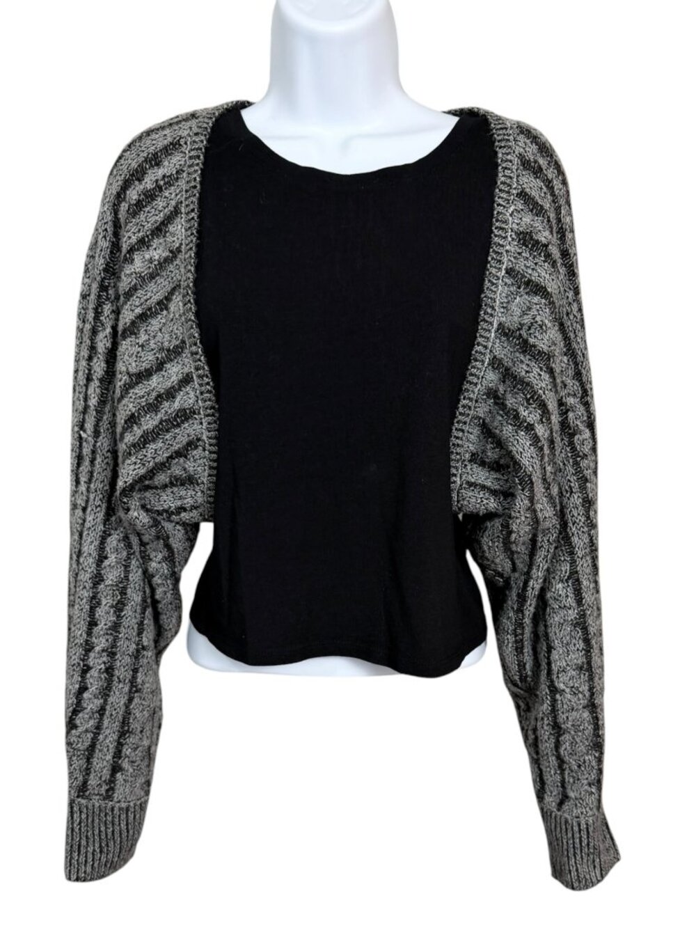 Wild Fable Size Small Cropped Cable Knit Shrug
